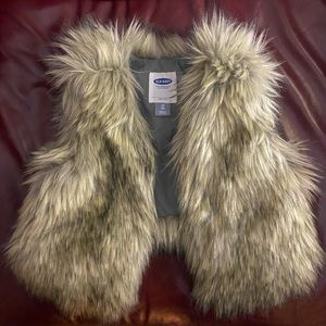 Faux Fur Toddler Vest